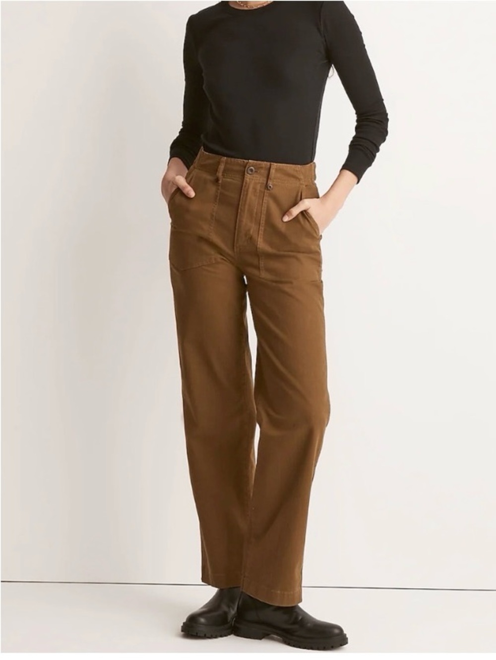 Madewell The Perfect Vintage Wide Leg Pant Utility Edition Size 31
